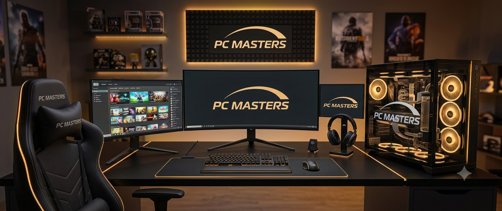 setup pc masters